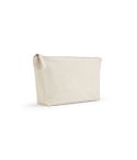 Toaletna torbica Cairo L. 3.9L 320 gsm rCotton z zadrgo, naravna, ATB010-150