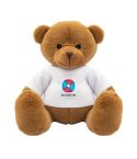 Plush teddy bear | Nicky Brown, brown, HE235-16