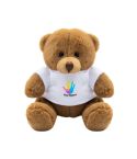 Plush teddy bear | Nicky Brown Junior, brown, HE243-16