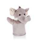 Elefante di peluche, marionetta a mano | Tank, grigio, HE696-19