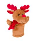 Renna di peluche, marionetta a mano | Dazzle, marrone, HE698-16