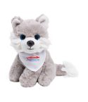 Lupo di peluche | Zanna, grigio, HE749-19