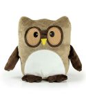 Plüsch-Eule, Kissen | Professowl, Beige, HE785-18