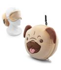 Cane di peluche, cuscino da viaggio, mascherina per gli occhi | Atta, beige, HE848-20