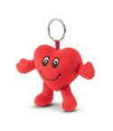 Plush heart, keyring | Cuorezo, rosso, HE865-05