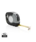 Measuring tape with carabiner, grey, XDP113.652