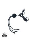 RCS Recycling-TPE- und Recycling-Kunststoff 4-in-1-Kabel, Schwarz, XDP302.481