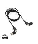 Datalock RCS recycled 60W hacking protection cable, black, XDP302.4901