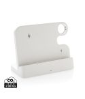 Joltz RCS dvostruki 15W punjač od reciklirane plastike s utorom za iWatch, bijela, XDP308.6103