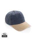 BEAU AWARE™ cappellino a 6 pannelli lavato 270gsm in twill di cotone bicolore, XDP453.14-FDA49054