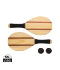 Set da tennis Frescobol in legno, marrone, XDP453.509