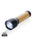 Lucid 3W RCS certified recycled plastic & bamboo torch, black, XDP513.781