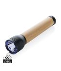 Lucid 5W RCS certificirana baterijska lampa od reciklirane plastike i bambusa, crno, XDP513.791