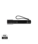 Gear X RCS recycled aluminium USB-rechargeable torch, black, XDP513.901