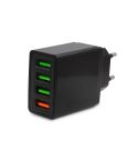 USB zidni polnilec | Lee, črna, V0195-03