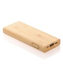 Bamboo power bank 5000 mAh BRIGHT | Posey, smeđa, V0347-17