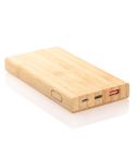 Bamboo Powerbank 8000 mAh BRIGHT | Caroline, braun, V0348-17