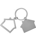Keyring house, silver, V0633-32