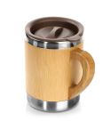 Tazza termica in bambù 300 ml | Kol, marrone, V0846-17