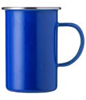 Enamel mug 450 ml, blue, V1509-11