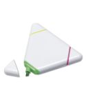 Highlighter triangular, white, V1514-02