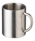 Tazza in metallo 250 ml, argento, V1538-32