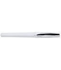 Roller ball pen with cap, white, V1961-02