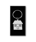 Keyring house, silver, V2077-32