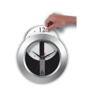 Wall clock, silver, V3624-32