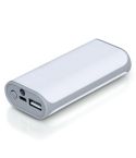 Powerbank 4000 mAh | Birke, Weiß, V3778-02