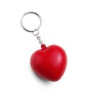 Keyring, anti stress heart, red, V4018-05