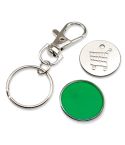 Keyring with shopping cart coin | Lill, V4722