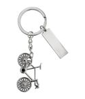 Keyring bicycle, silver, V4949-32
