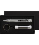 Werkzeugset, Schraubendreher, 8 Bits, 3 LED Taschenlampe, grau, V5091-19