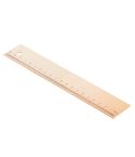 Wooden ruler | Colton, brown, V7385-17