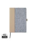 VINGA Albon GRS notebook in feltro riciclato, grigio, XDV773012
