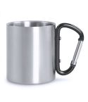Tazza in metallo da 210 ml con clip a moschettone | Easton, V8437