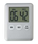 Kuhinjski časomer z magnetom, srebrna, V8554-32