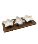 Christmas serving set for dips | Nuut, white, VA078-02