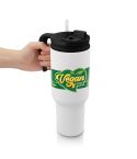 Thermo-Becher 1100 ml Air Gifts mit ergonomischem Griff | Ony, Weiß, VA094-02