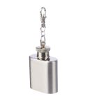 Hip flask 30 ml, obesek za ključe, srebrna, VA136-32