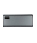 Power bank in alluminio riciclato 10000 mAh, argento, VA241-32