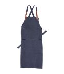 Kitchen apron, blue, VA471-04