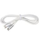 Kabel za punjenje i prijenos podataka, bijela, VA475-02