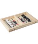 Wood skill game, brown, VA507-16