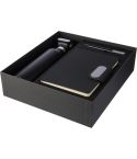 Set regalo, thermos, penna a sfera, taccuino, scatola regalo, nero, VA586-03