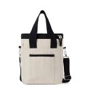 VINGA Volonne AWARE™ recycled canvas cooler tote bag, black, VG536-02