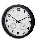 Wall clock, thermometer, hygrometer Hama, nero, VH054-03