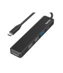 Hub USB, USB-C, HDMI Hama, crno, VH071-03
