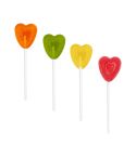 Fruit lollipop mini heart